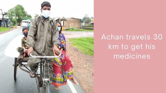 Achan travels 30 km to get his medicines